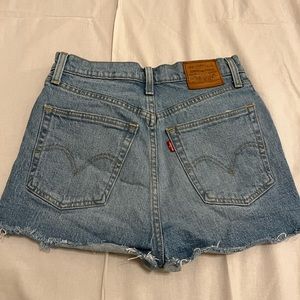 levi’s jean shorts ribcage short